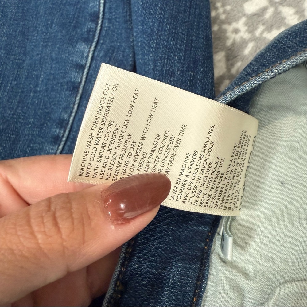 NWT L'agence Mon Jules The Perfect Fit Jeans‎ Authentique Blue Size 25 Casual - Picture 9 of 12